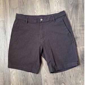 Lululemon ABC Classic Fit Shorts Men's Size 32 Charcoal Gray Performance Stretch